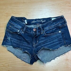 American Eagle Outfitters Dark Blue Jean Shorts